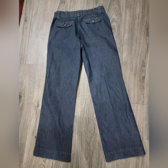 Lee Blue Flare Wide Leg Jeans with Timeless Appeal - Picture 2 of 8